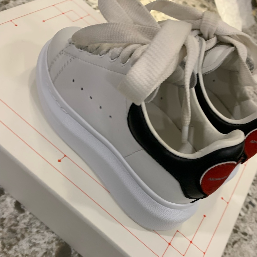 Alexander McQueen oversized heart sneakers